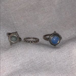 Three boho rings!